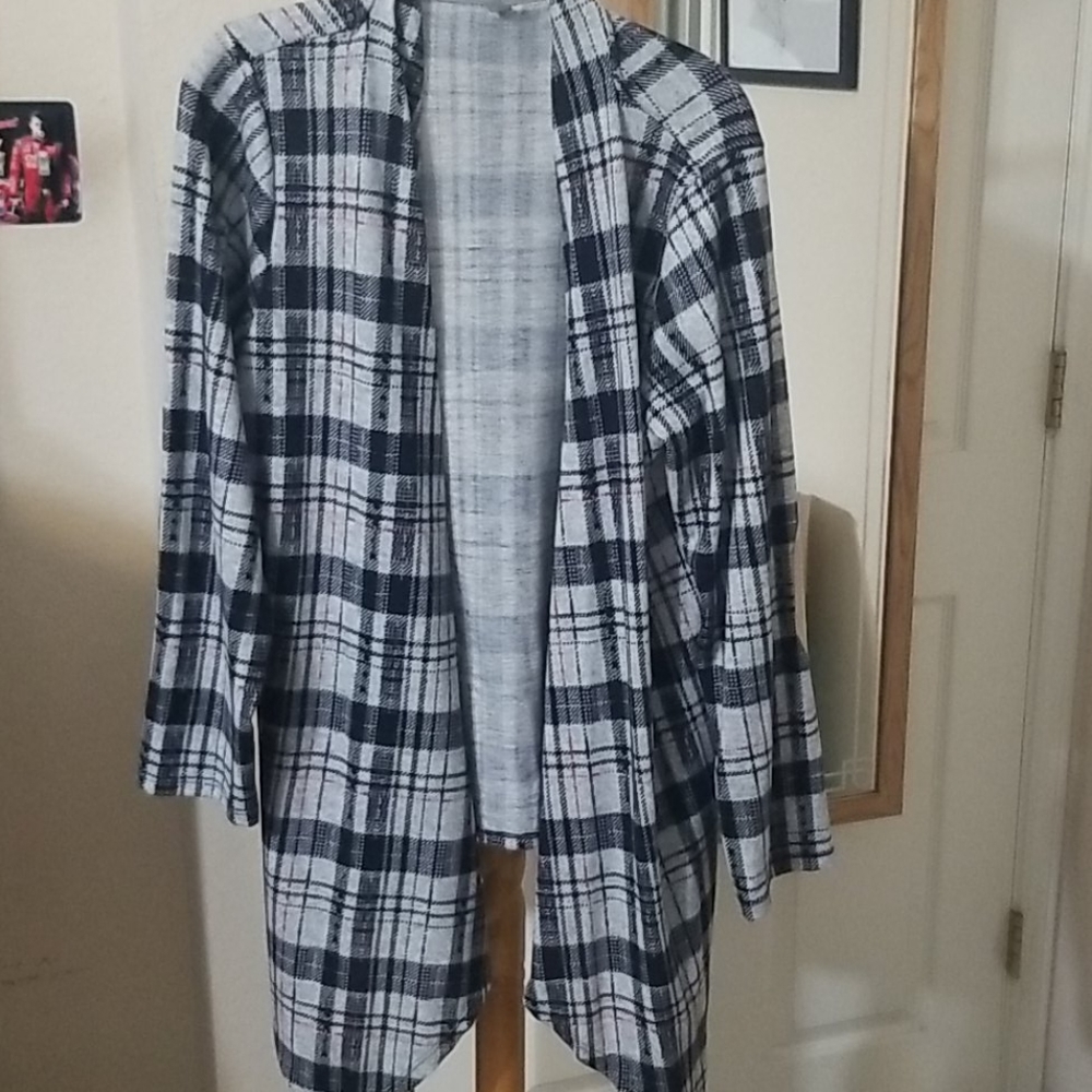 Plaid Kimono